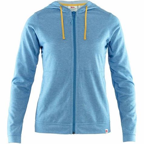 Fjällräven Women High Coast Hoodies Blue PH80440 Philippines